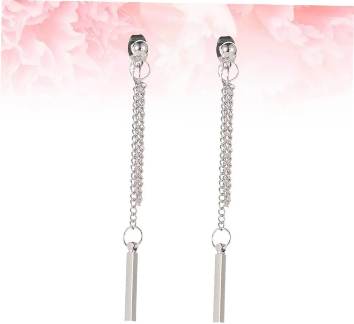 3 Pairs Earrings Backs for Studs Trendy Earrings Dangle Threader Earrings Womens Earrings Fringe