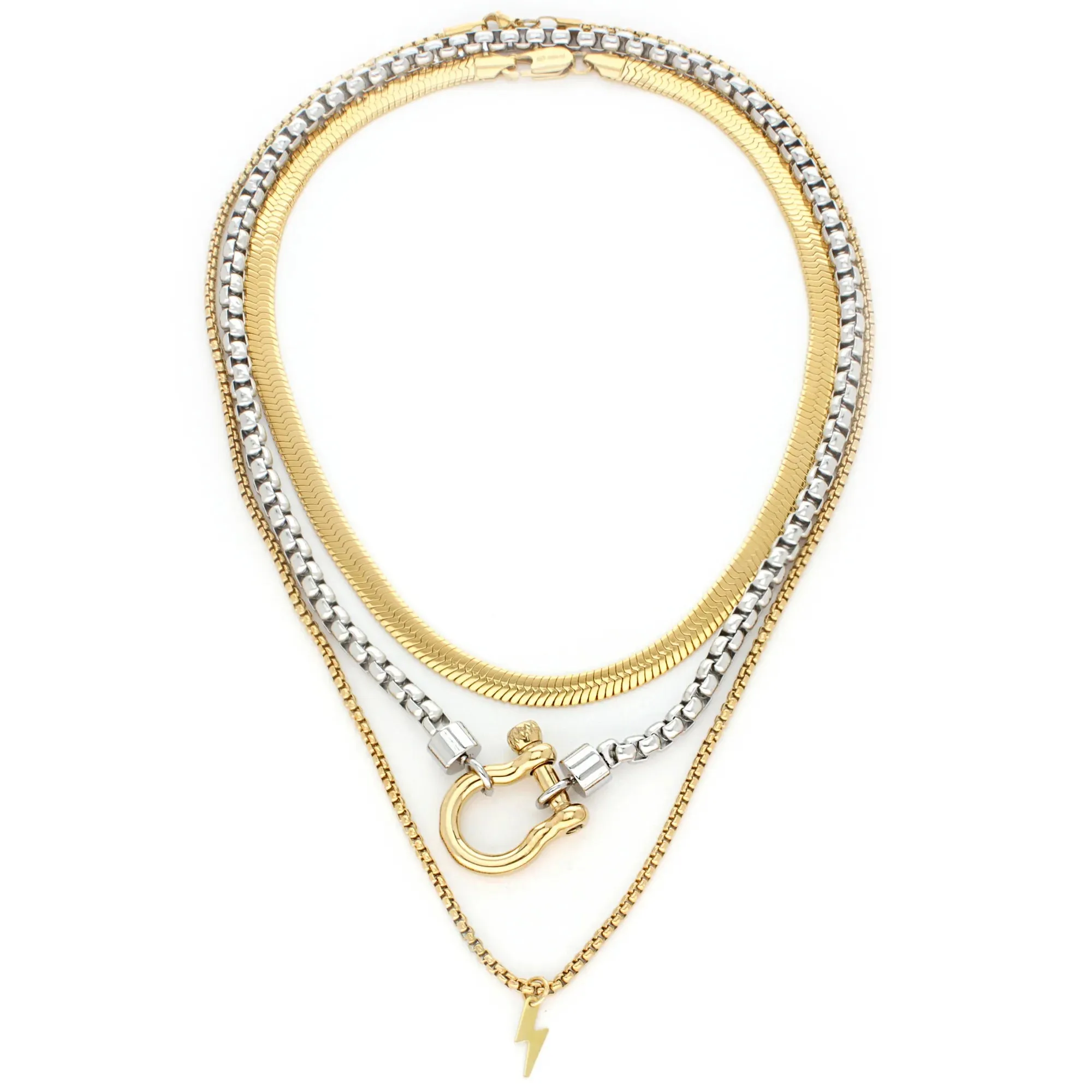 Artizan Joyeria The Herradura & Snake Layered Necklace