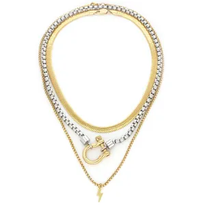Artizan Joyeria The Herradura & Snake Layered Necklace