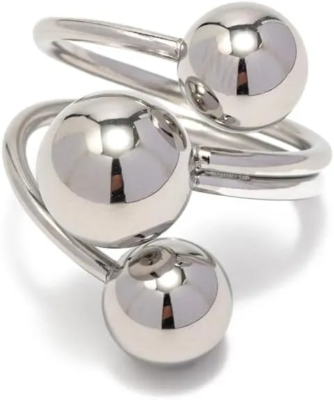 Chunky Gold Rings for Women Adjustable 18K Gold Statement Ring Chunky Silver Rings Punk Jewellery