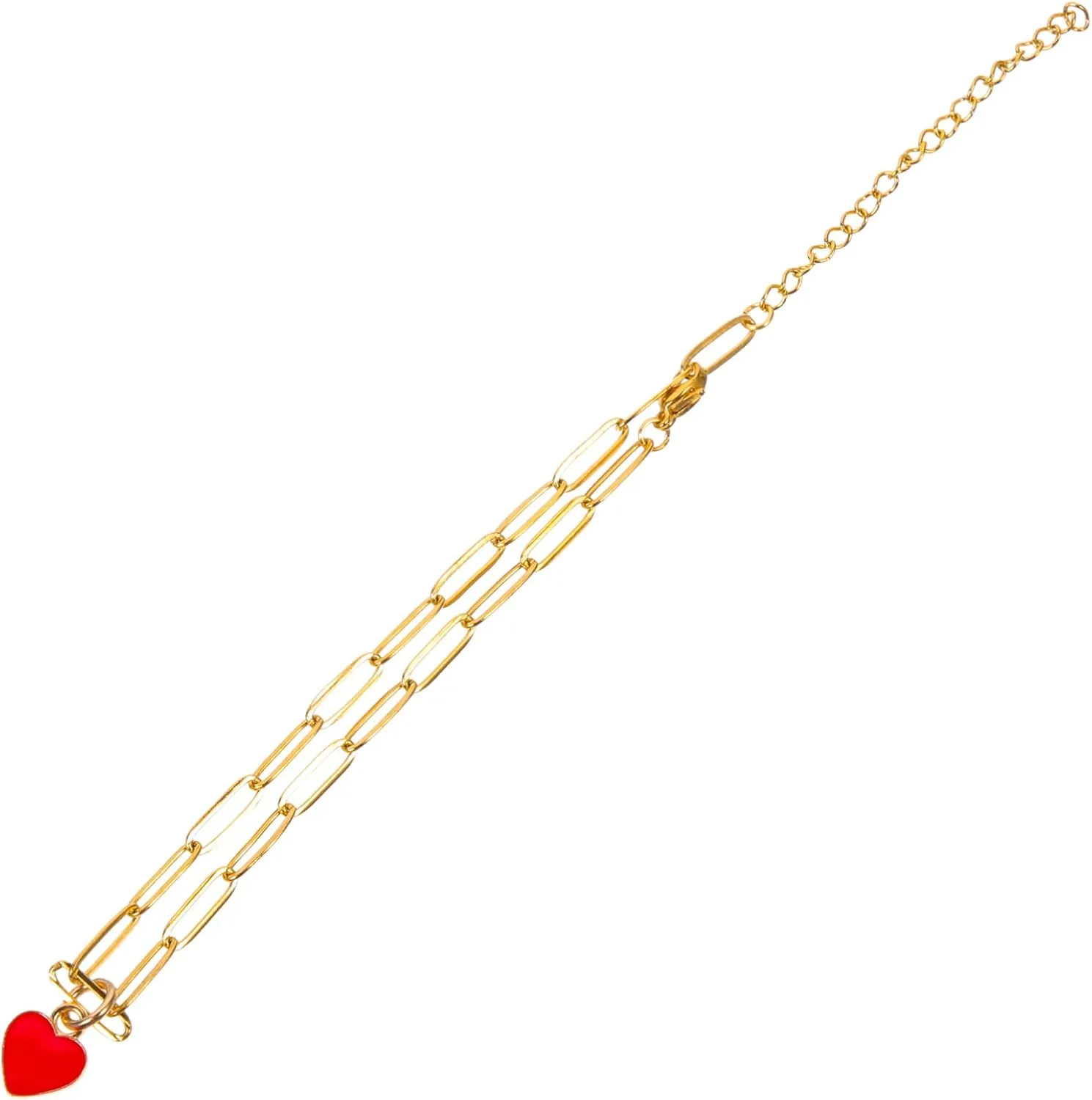 Didiseaon Love Anklet Ankle Bracelet for Women Foot Chain Decorative Ankle Bracelets Ankle Decoration Women Ankle Bracelets Foot Bracelets Festival Anklet Foot Decorative Chain Ankle Jewelry