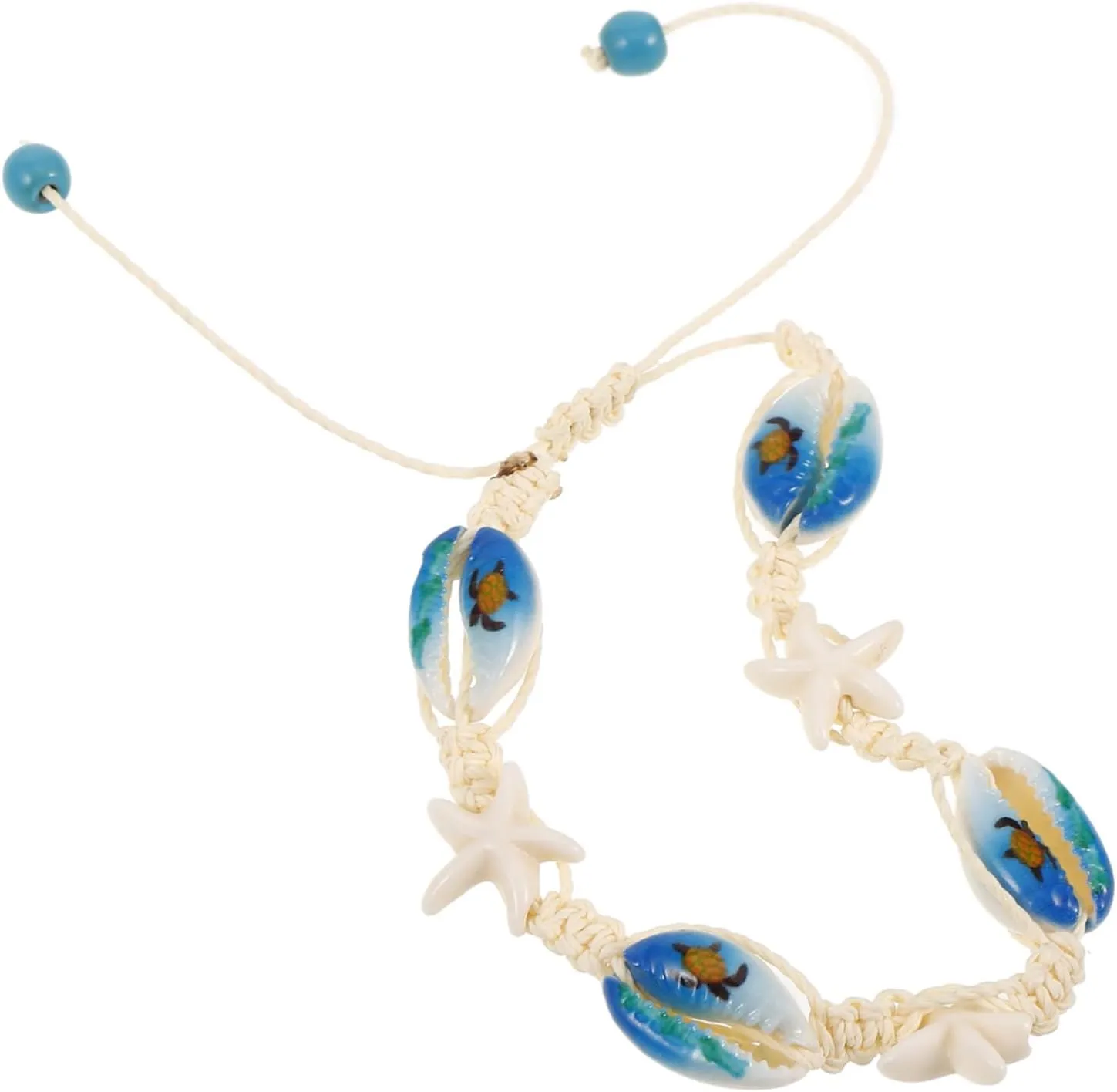 Didiseaon Shell Braided Bracelet Fashion Jewelry for Women Wrist Chain Perfect Beach Accessory
