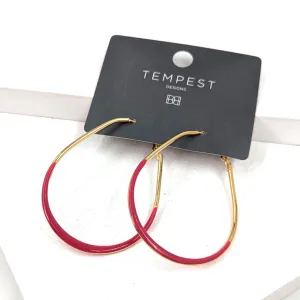 Drop shape enamel section hoops