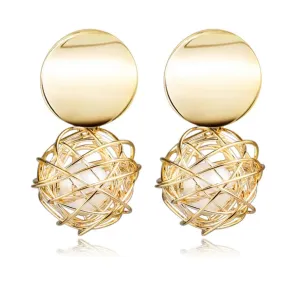 Galaxy Round Earrings | CATICA Couture