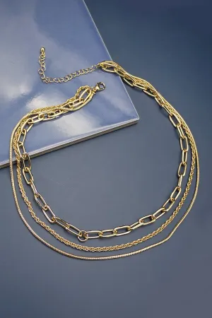 Gold Multi Chain Necklace