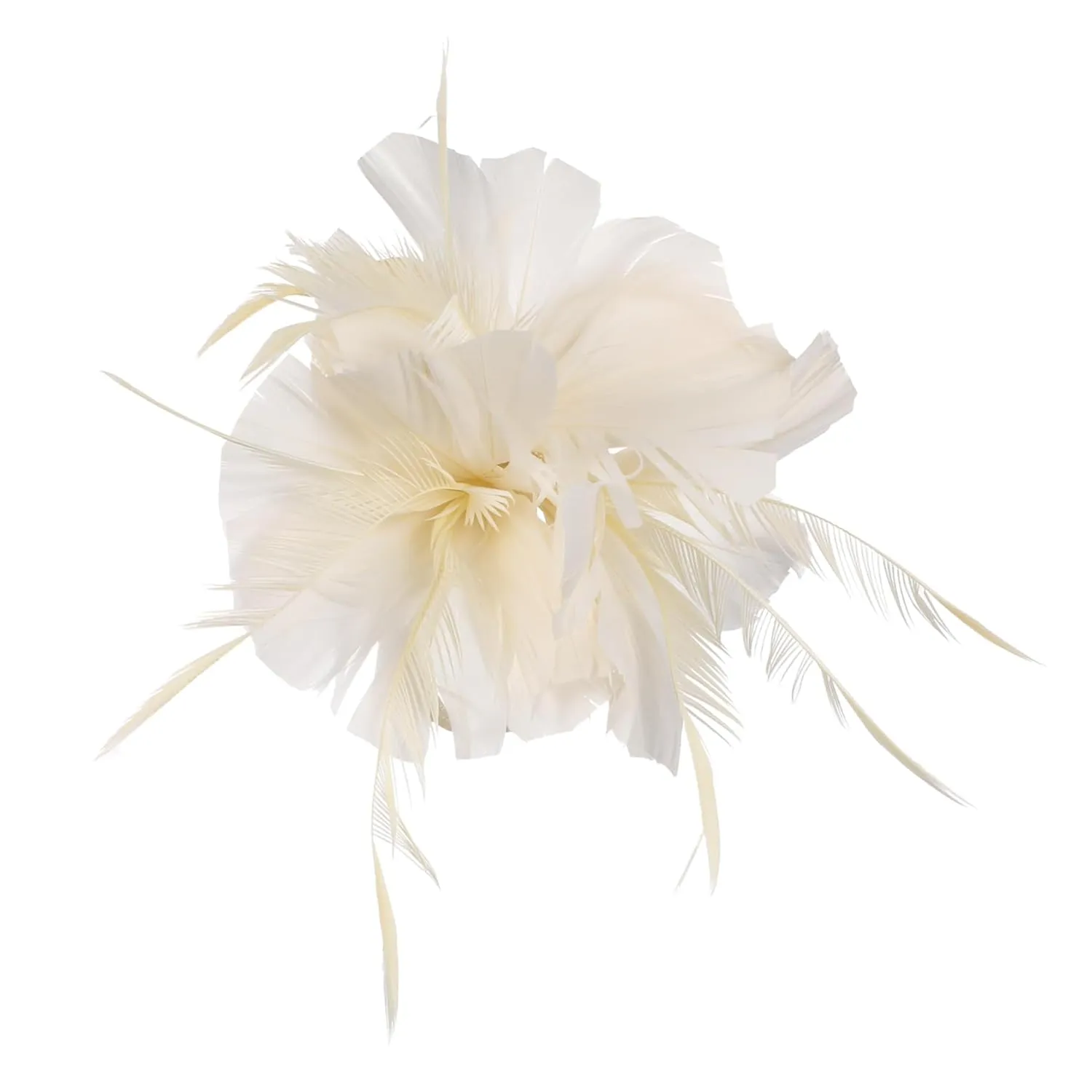 Headdress Hair Clip Side Clip for Women Elegant Hair Pins for Buns White