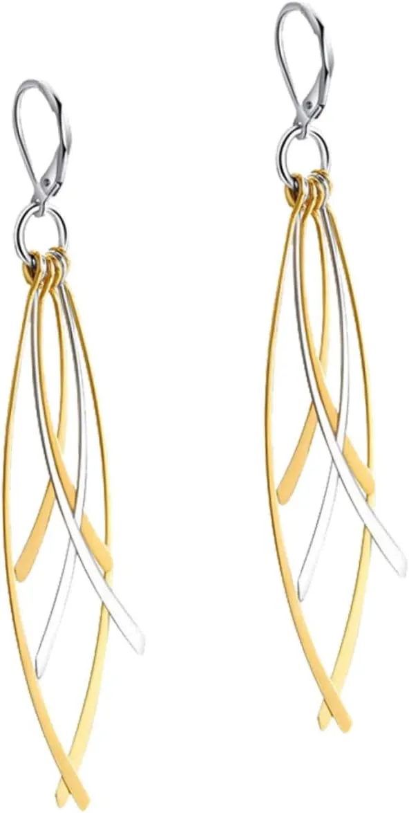 Leaf Tassel Earrings for Long Dangle Earrings Durable All Match Jewelry for Any Occasion Elegant and Glossy Finish