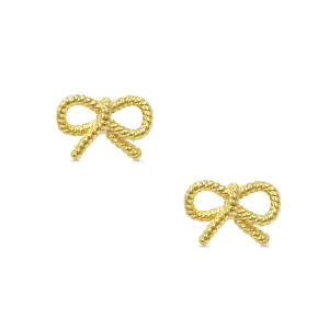 Lily Nily Bow Twists Studs
