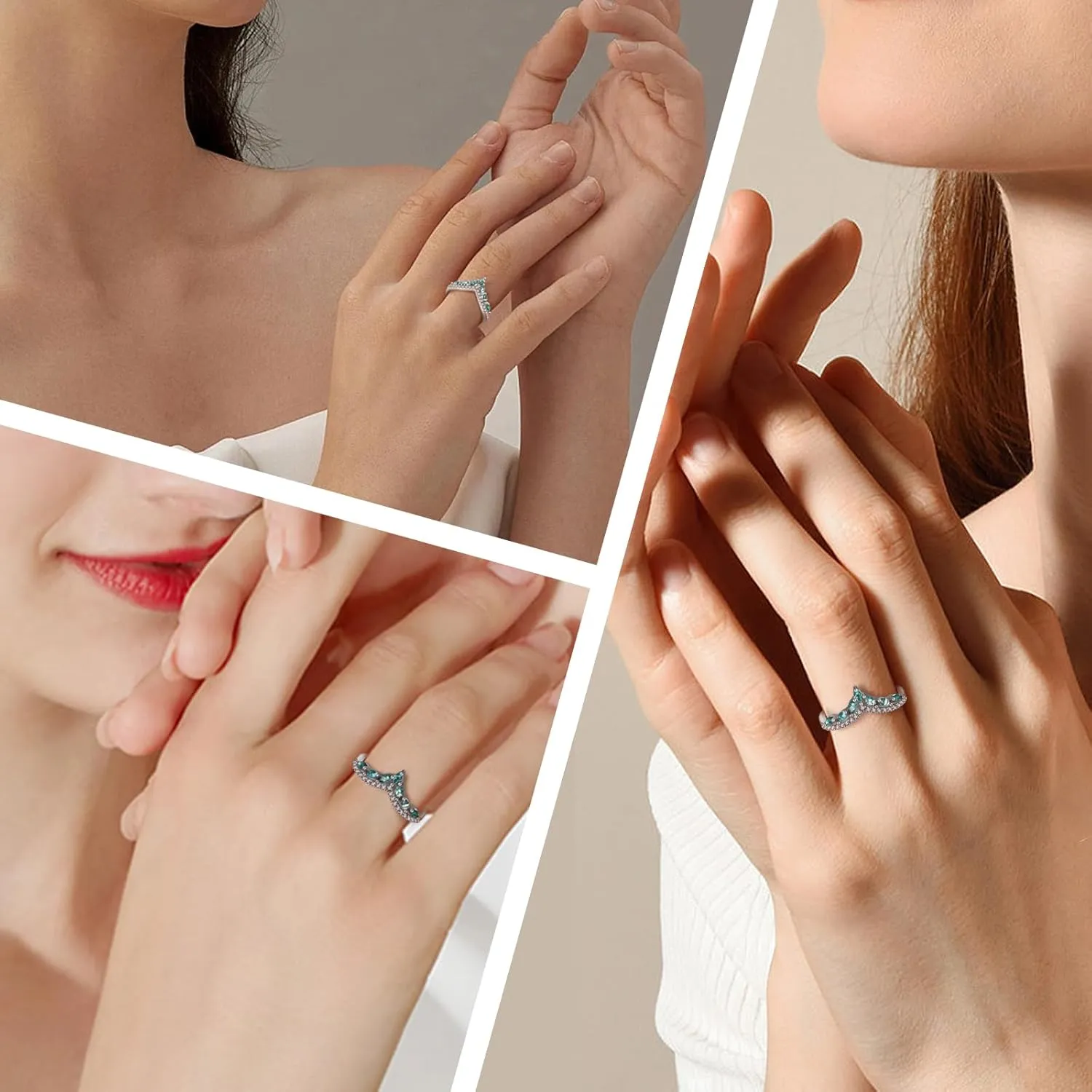 Natural Moss Agate Gemstone Rings 925 Sterling Silver Engagement Rings for Women Oval Cut Moss Agate Wedding Rings Promise Ring Size 5-9