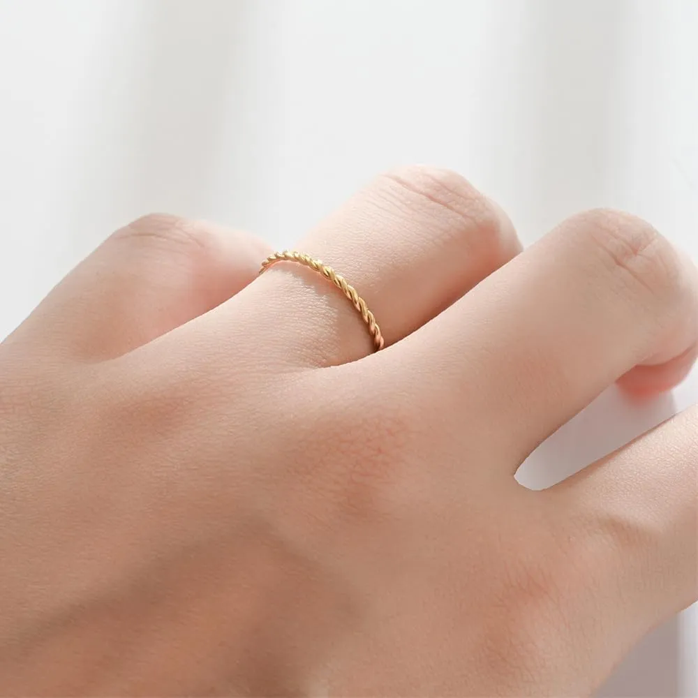 Pure copper tensor rings twisted,copper rings for men and womenTwist Ring JewelrySolid Copper Twisted ring Jewelry for women