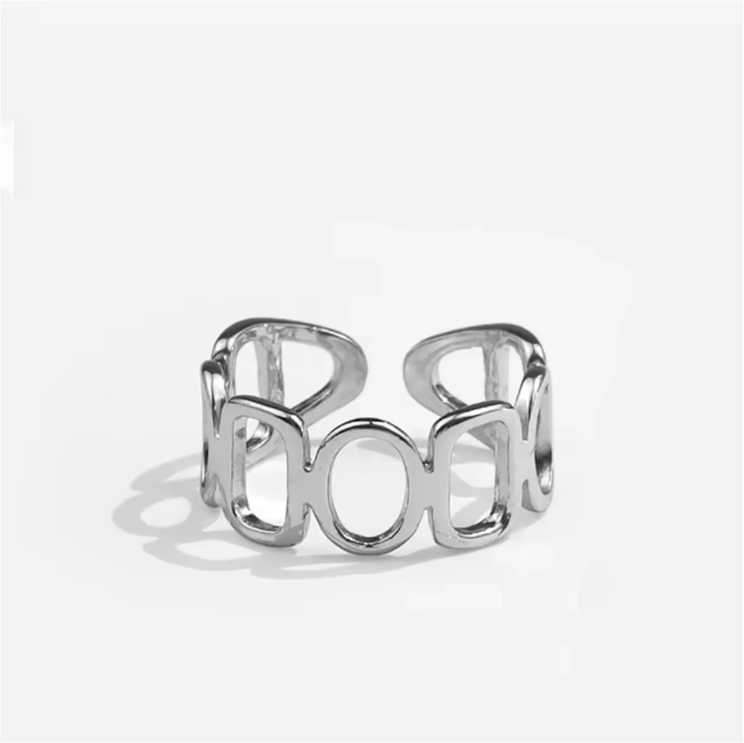 QueenBee 925 Sterling Silver Adjustable ?C Hypoallergenic, Non-Tarnish Stacking Piece for Women, Minimalist Curve Design, Smooth Finish, Gift for Birthday, Mother??s Day, Holiday Jewelry