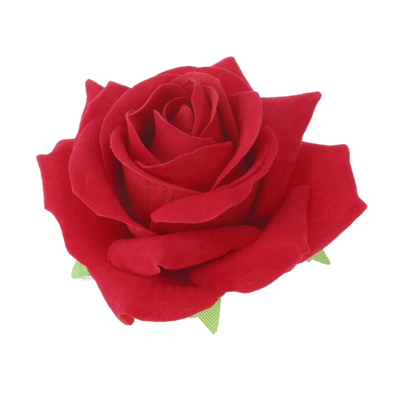 Red Rose Flower Hairpin and Brooch for Women Elegant Hair Clips and Brooch Pin Accessory for Parties Weddings Prom and Special Events
