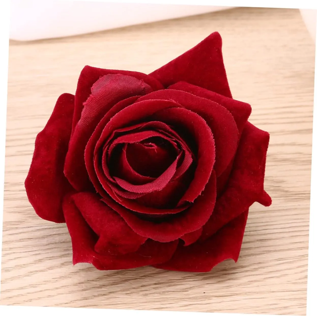 Red Rose Hairpin Artificial Flower Hair Accessories for Women for Weddings Beach Vacations Festivals