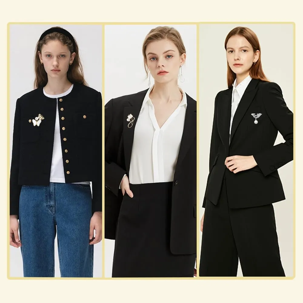 Safety Pins For Clothing Shirts Dress Pants Skirt Cardigan Collar