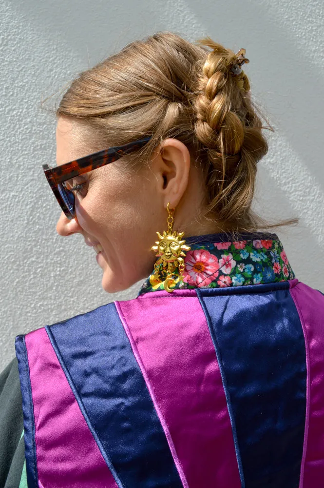 SUN Celestial Dangle Earrings