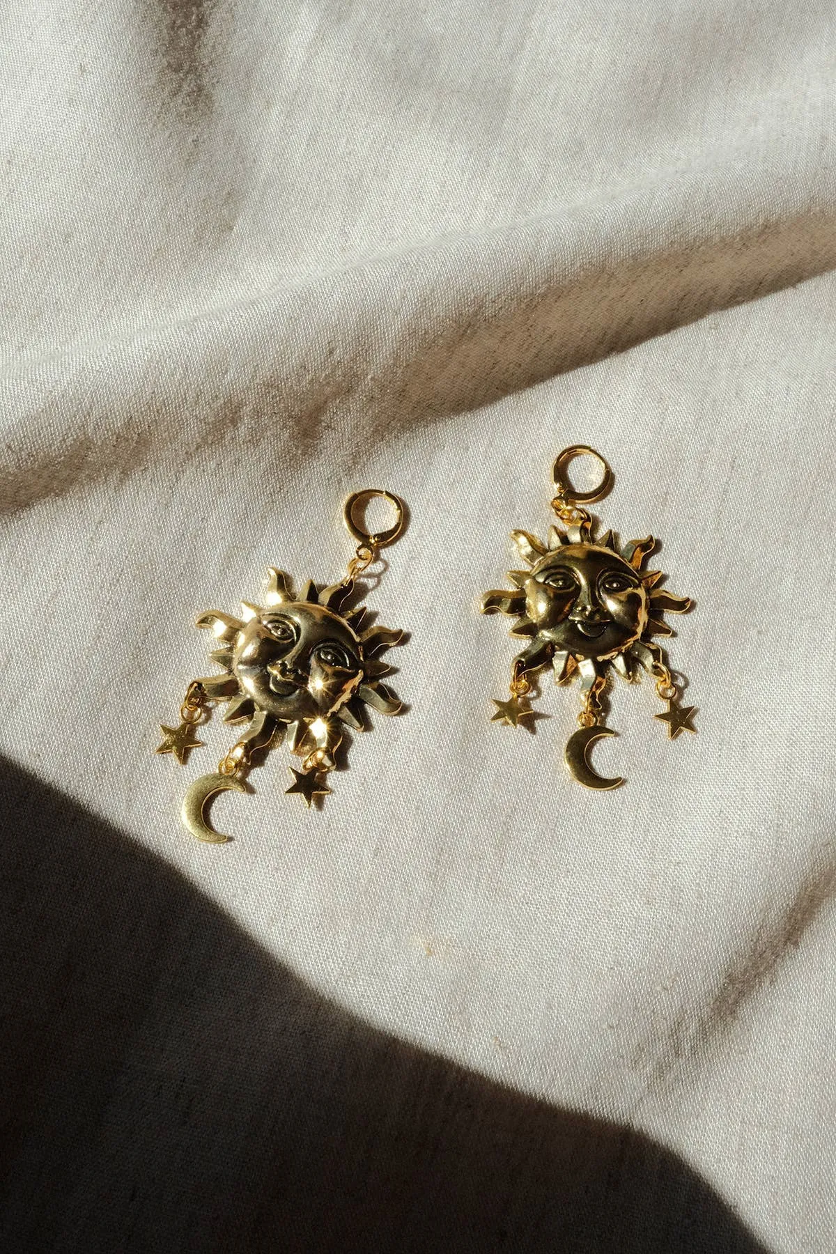 SUN Celestial Dangle Earrings