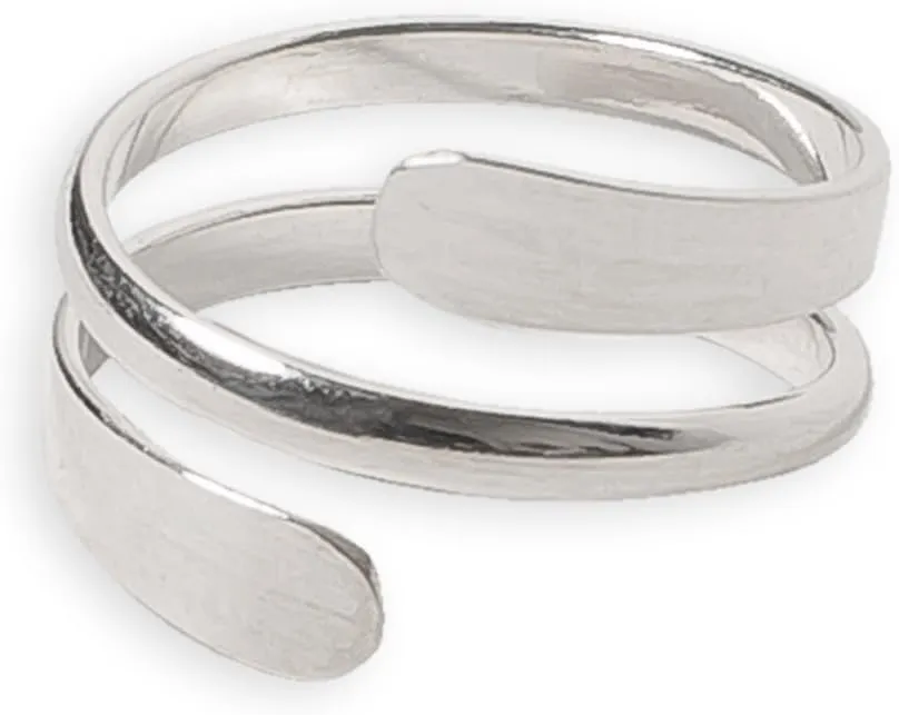 Toe Ring | Pipeline .925 Sterling Silver Wrap Around Ring | Adjustable Ring For Foot Or Midi | Unisex
