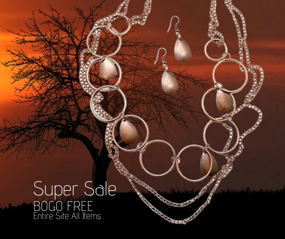 With An Open Mind Copper Necklace